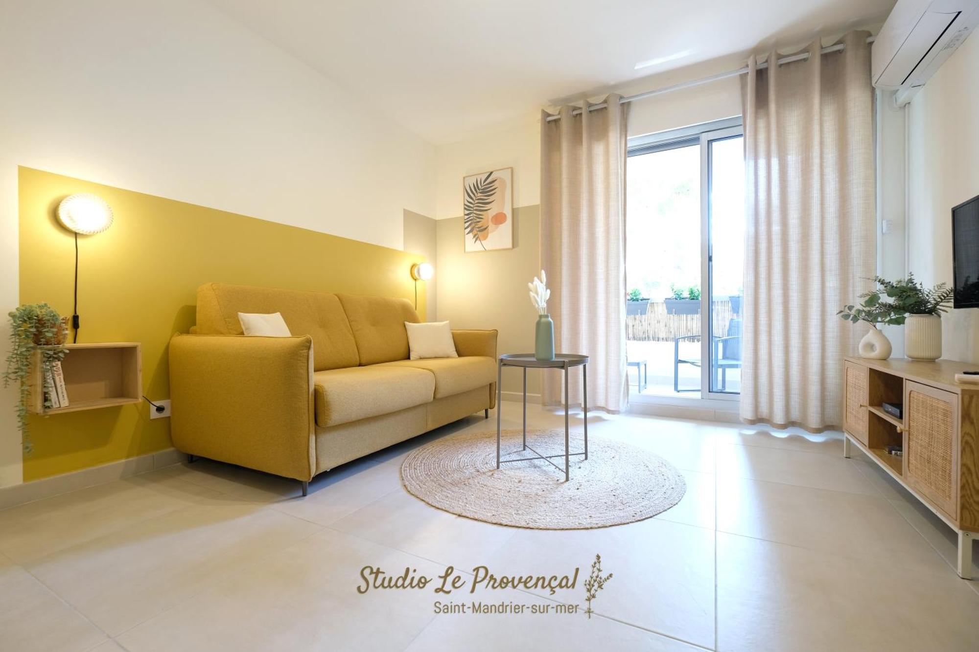 Studio Renove, 5Mn Plage, Terrasse, Clim, Velos Saint-Mandrier-sur-Mer Buitenkant foto